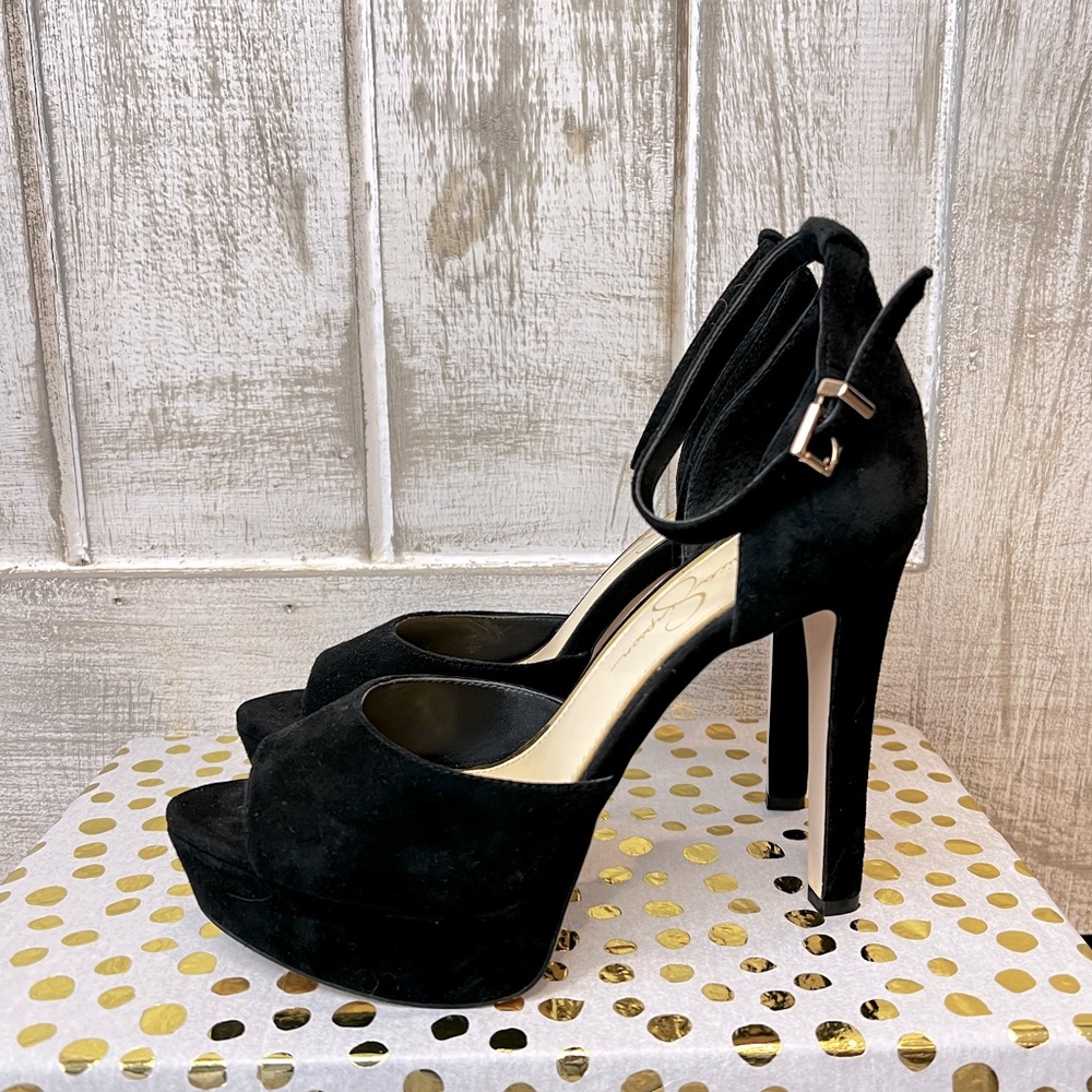 Jessica Simpson Black Heels
